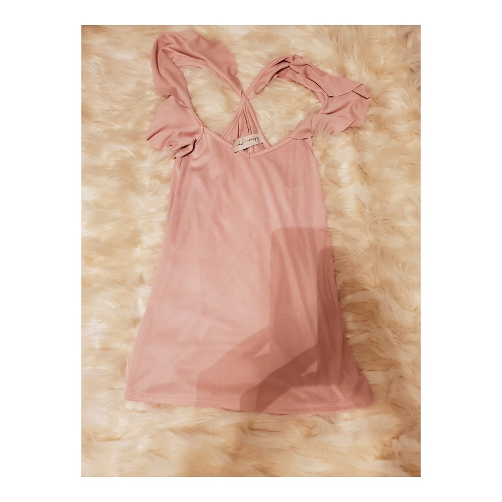 Blush summer top